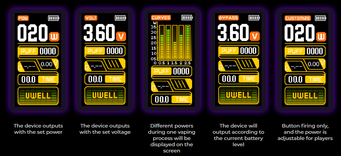 Uwell Crown D Kit (CRC) - Smoke FX
